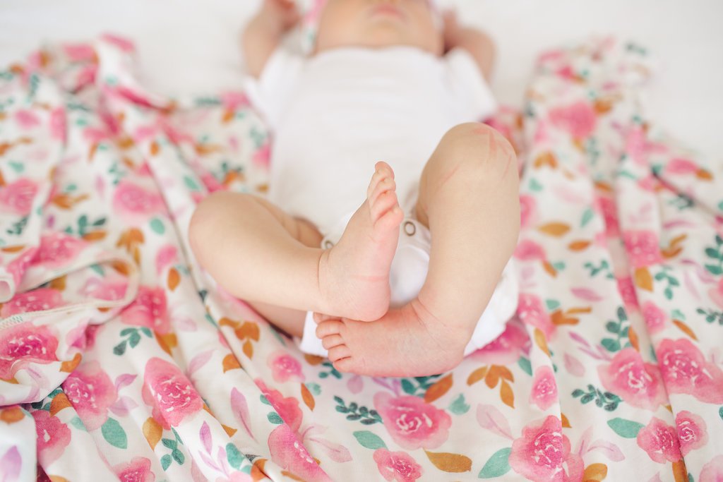 Copper Pearl Knit Swaddle Blanket - Siena