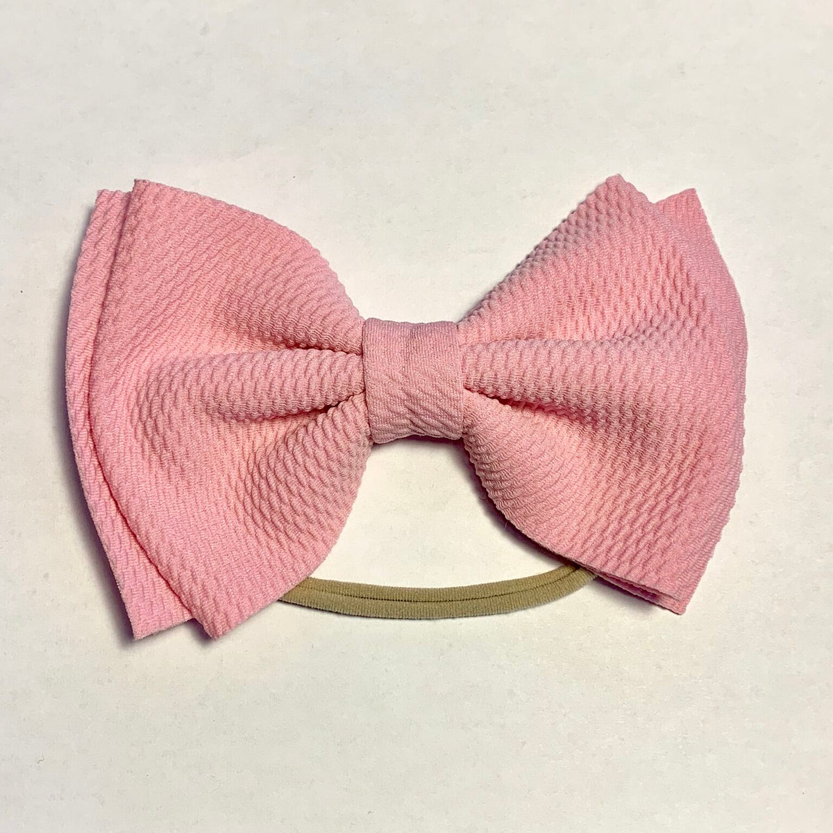 Sugar + Maple Skinny Big Bow - Pink