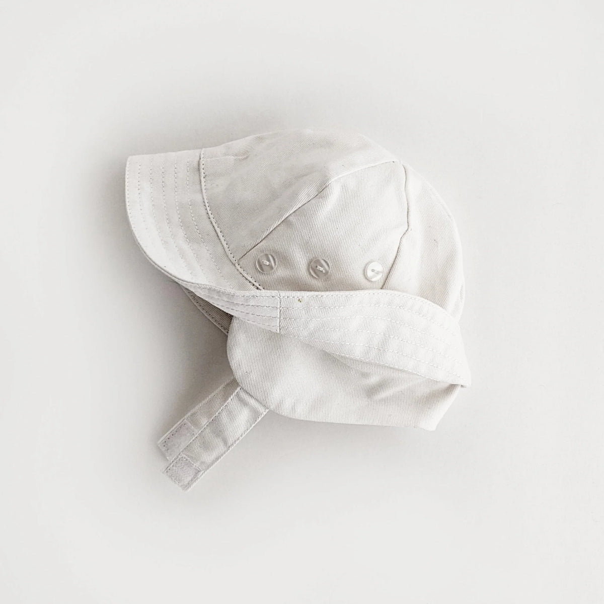Huggalugs Tyrolean Navy or White  UPF 50+ Hat with Chinstrap for Babies and Toddlers