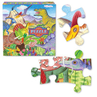 Eeboo Dinosaur Island 64 Piece Puzzle